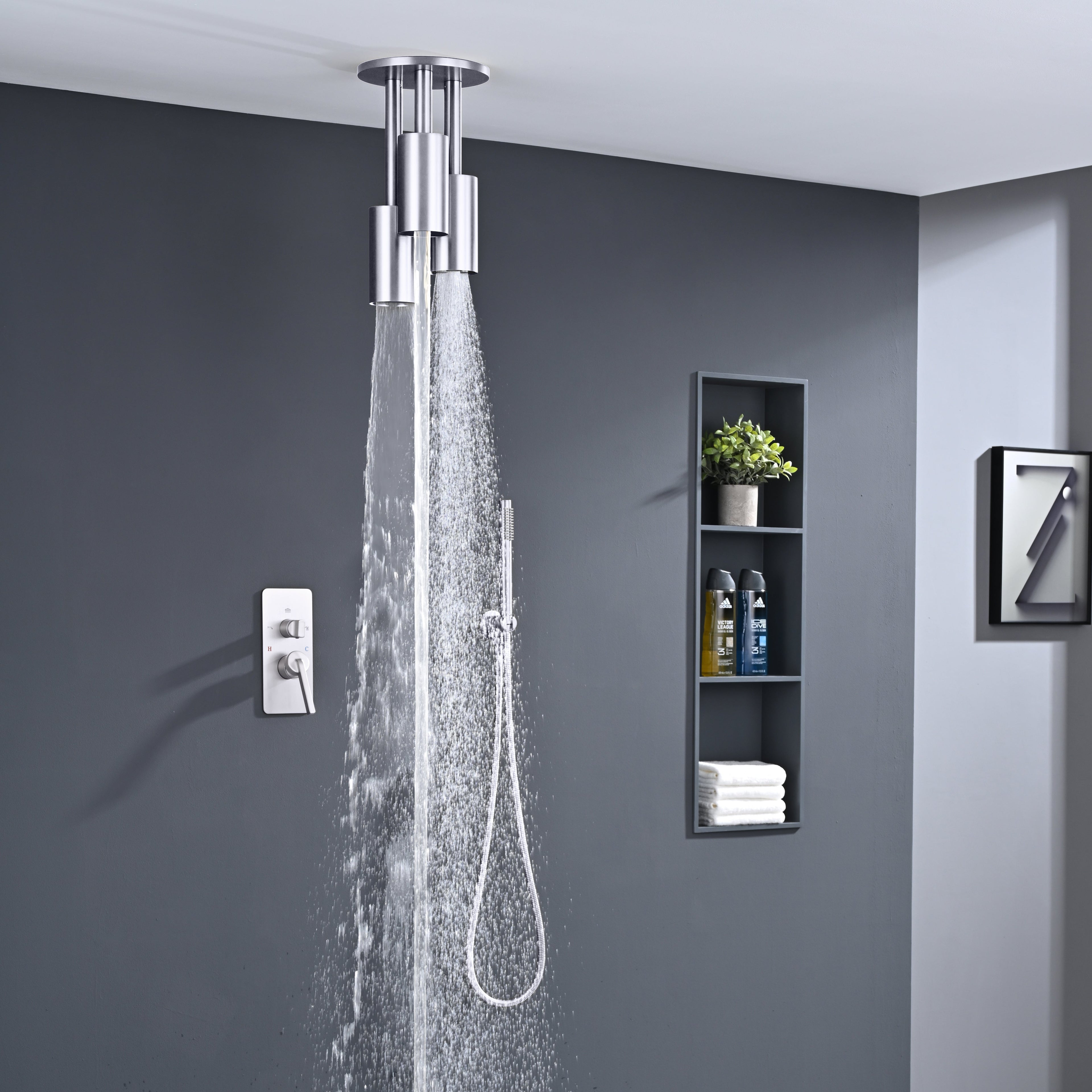 ATHENA|COMPLETE RAINFALL WATERFALL SHOWER SYSTEM