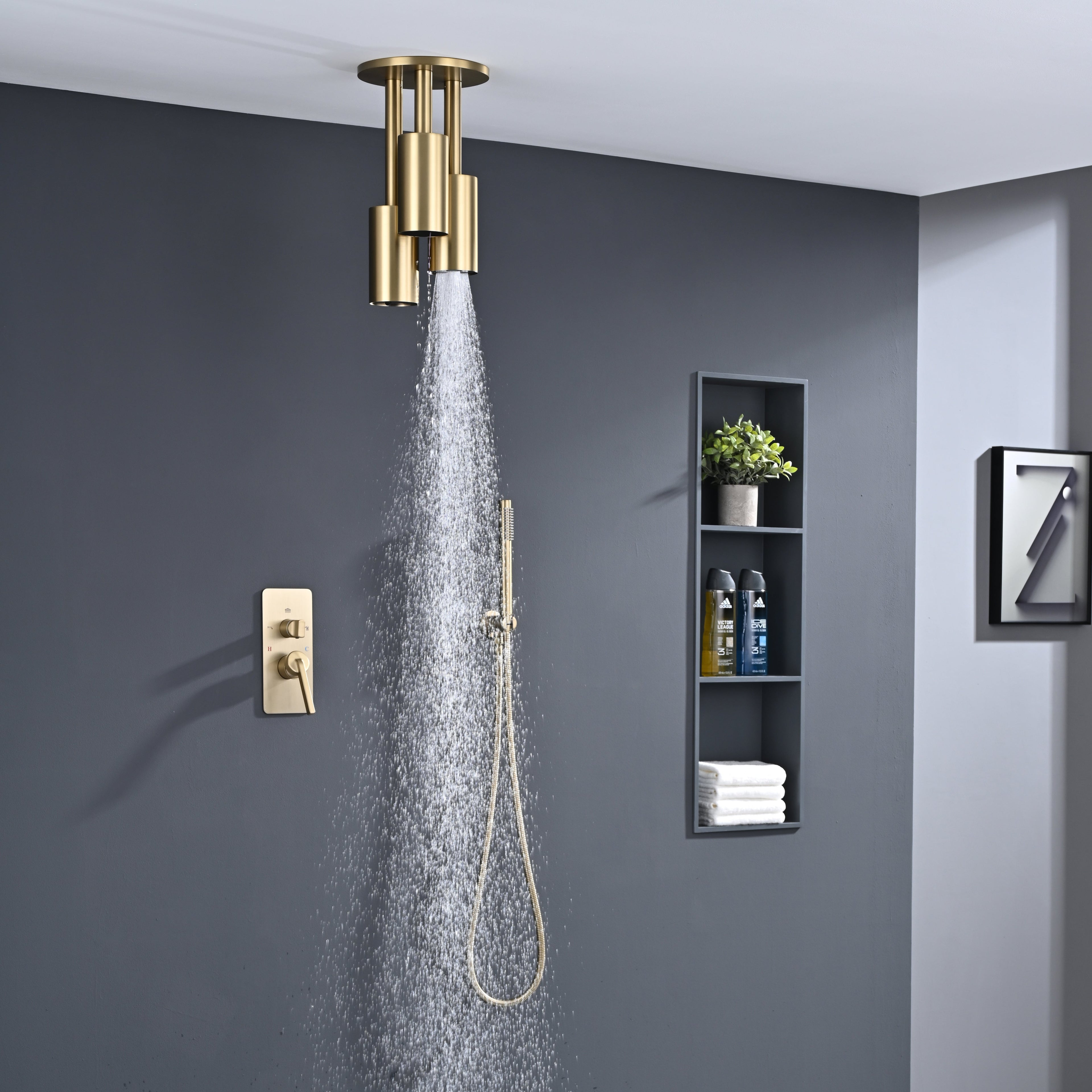 ATHENA|COMPLETE RAINFALL WATERFALL SHOWER SYSTEM