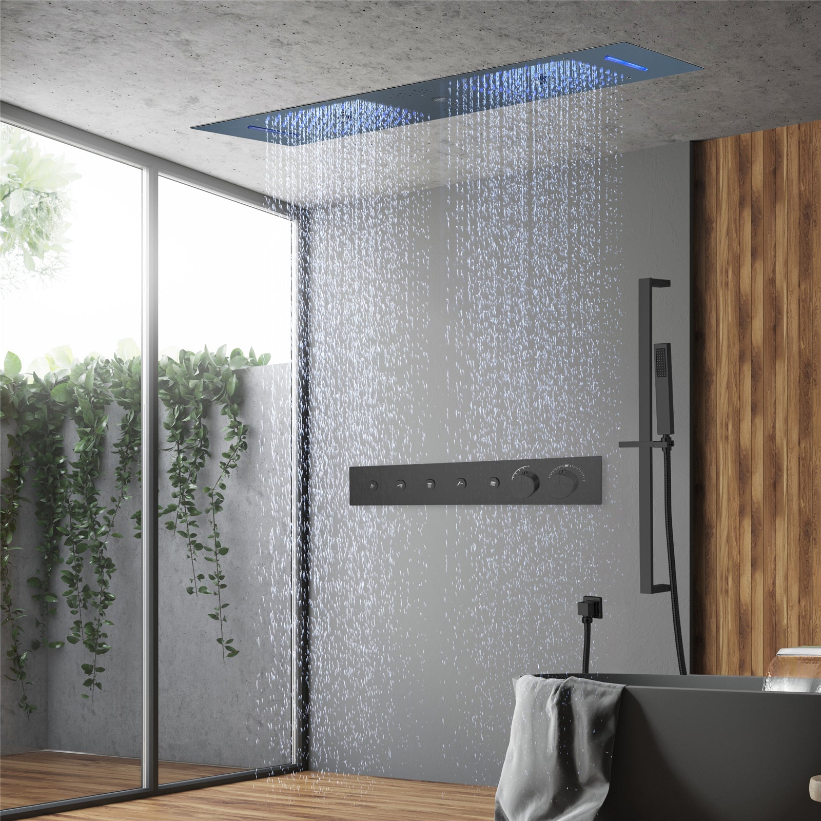 PRESTIGE| 36" Ceiling Complete Luxury LED Music shower