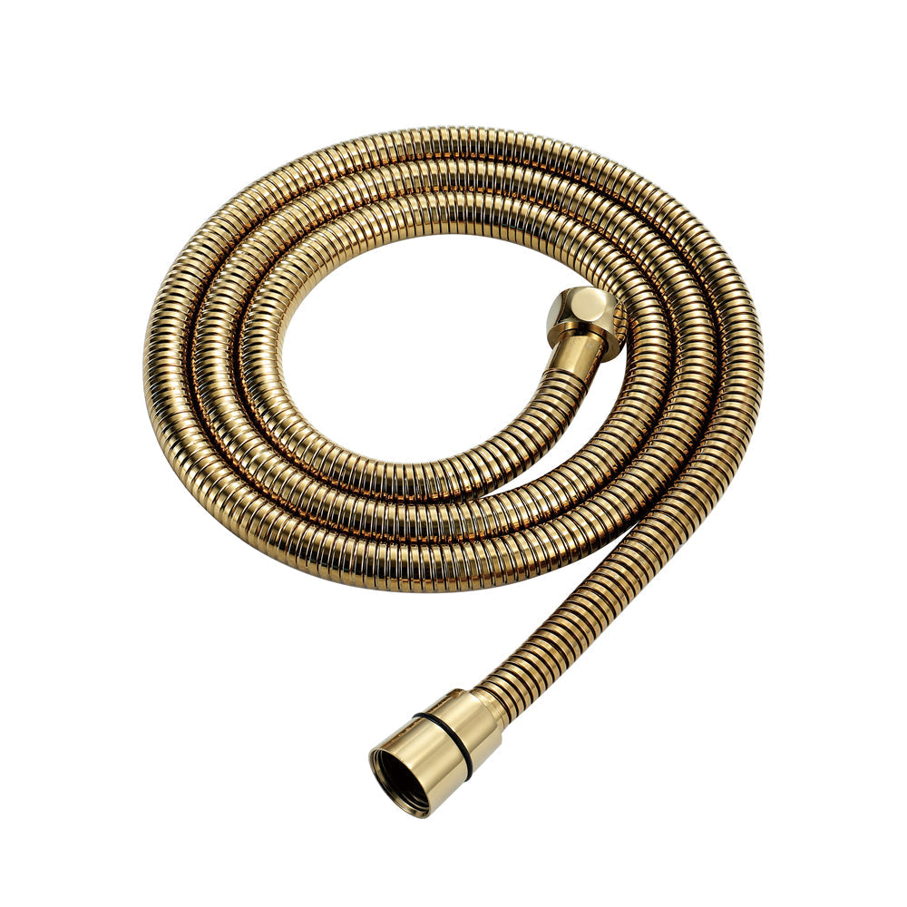 23"  Gold Complete Shower set Rain & Waterfall Functions. 2 Bluetooth Speakers 64 Colors LED lights , 6 Relaxing  Muscles Body Jets, Hand shower & Spouts.