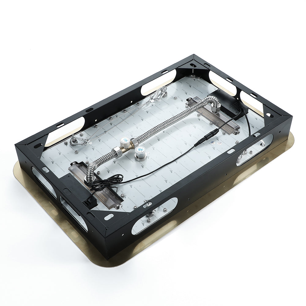 23"  Gold Complete Shower set Rain & Waterfall Functions. 2 Bluetooth Speakers 64 Colors LED lights , 6 Relaxing  Muscles Body Jets, Hand shower & Spouts.