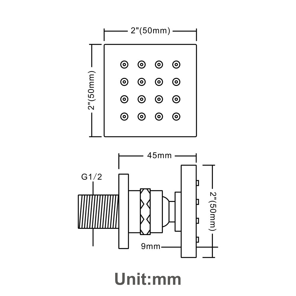 23"  Gold Complete Shower set Rain & Waterfall Functions. 2 Bluetooth Speakers 64 Colors LED lights , 6 Relaxing  Muscles Body Jets, Hand shower & Spouts.