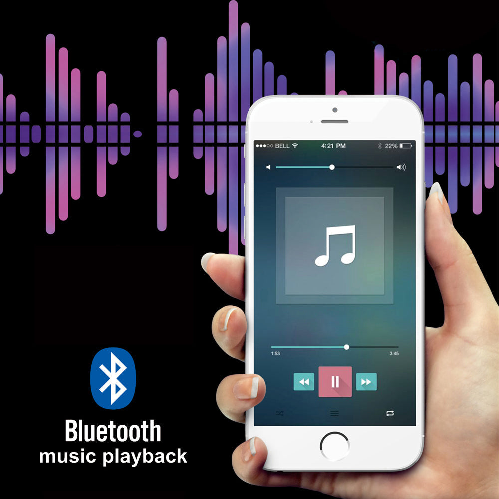 23" inch Complete Luxury  Thermostatic Shower System Rose Gold Finish , LED Lights 2 Speakers Bluetooth, Rain & Waterfall Functions 6 Body Jets Massage