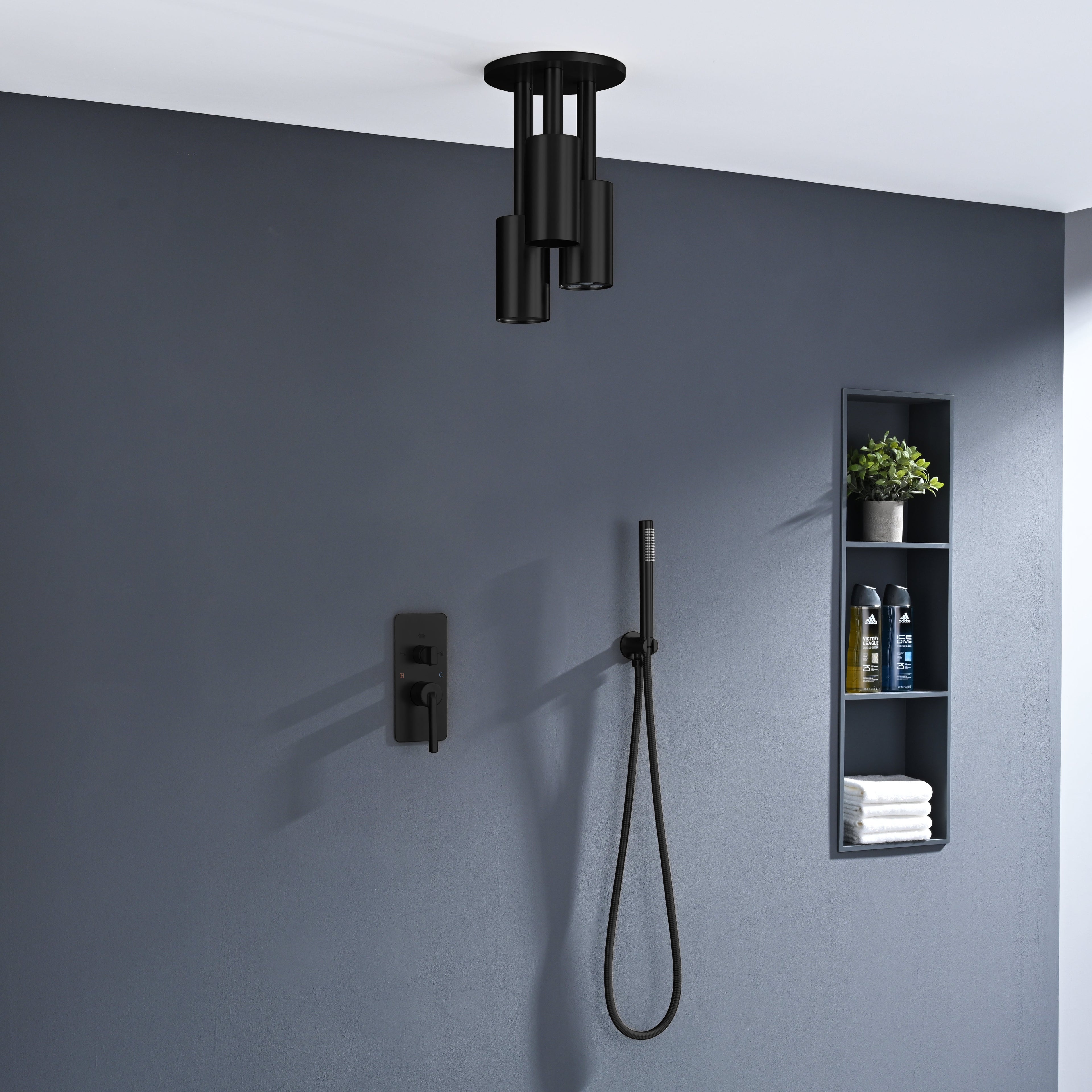 ATHENA|COMPLETE RAINFALL WATERFALL SHOWER SYSTEM