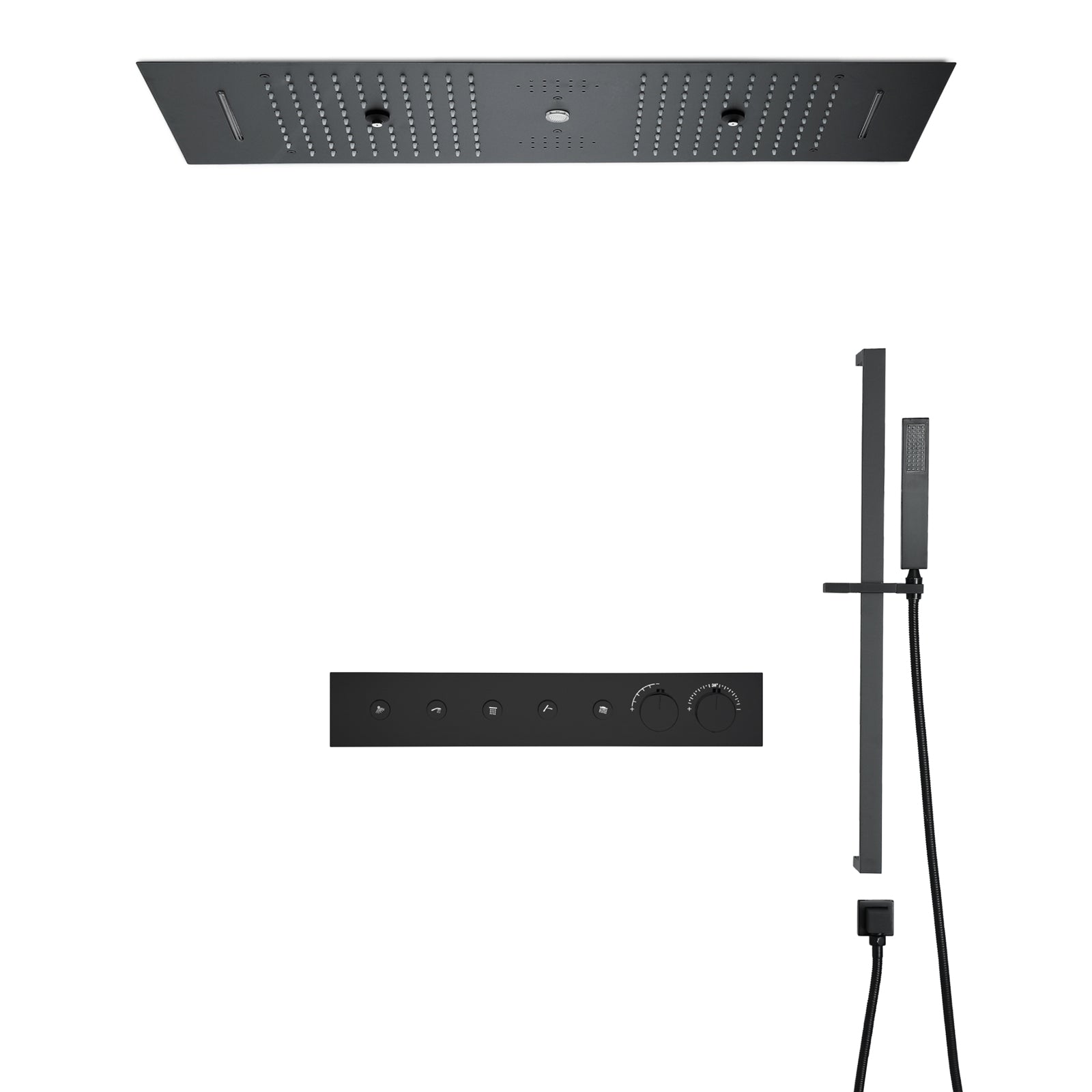 PRESTIGE| 36" Ceiling Complete Luxury LED Music shower