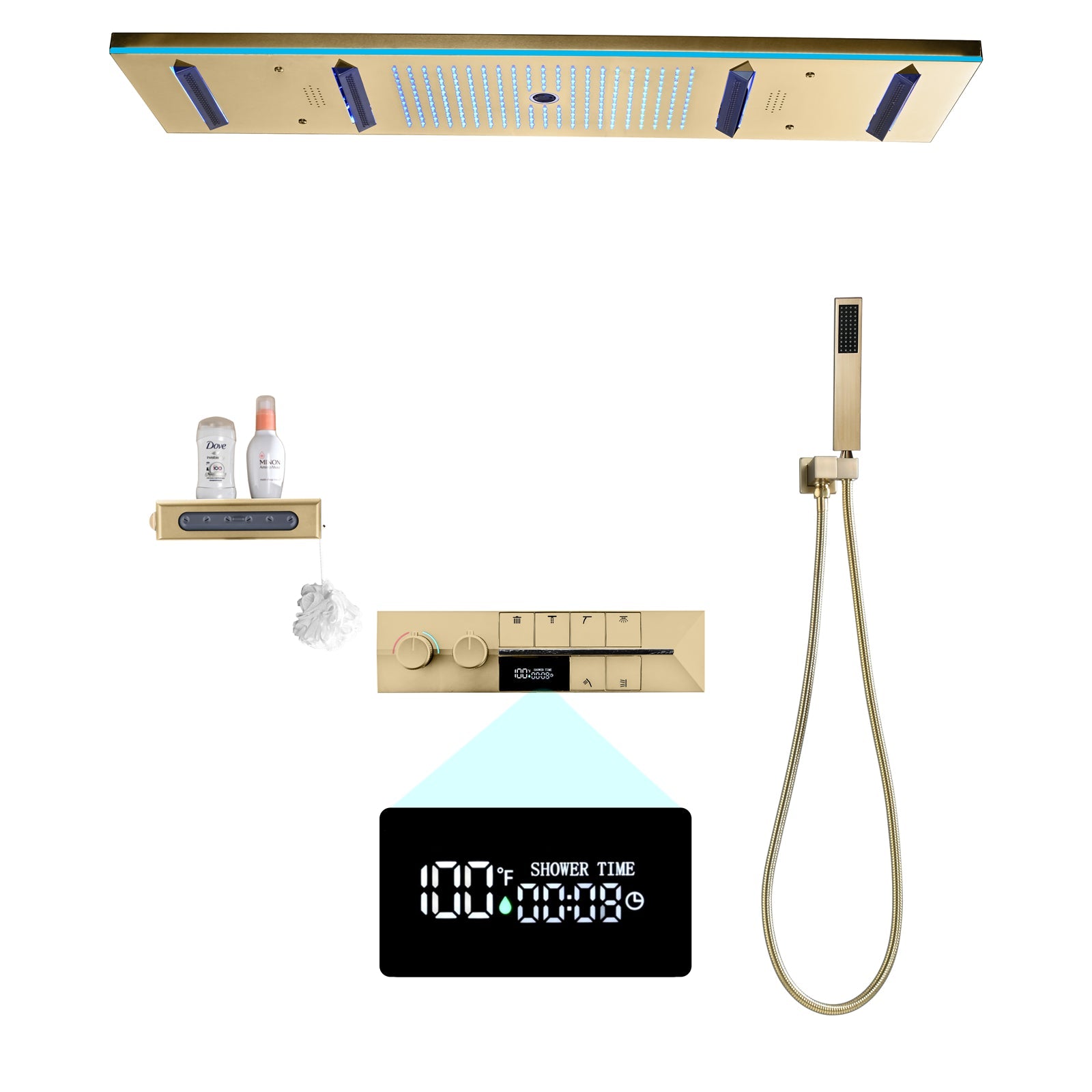 ALLURE|47" COMPLETE LUXURY SHOWER SYSTEM