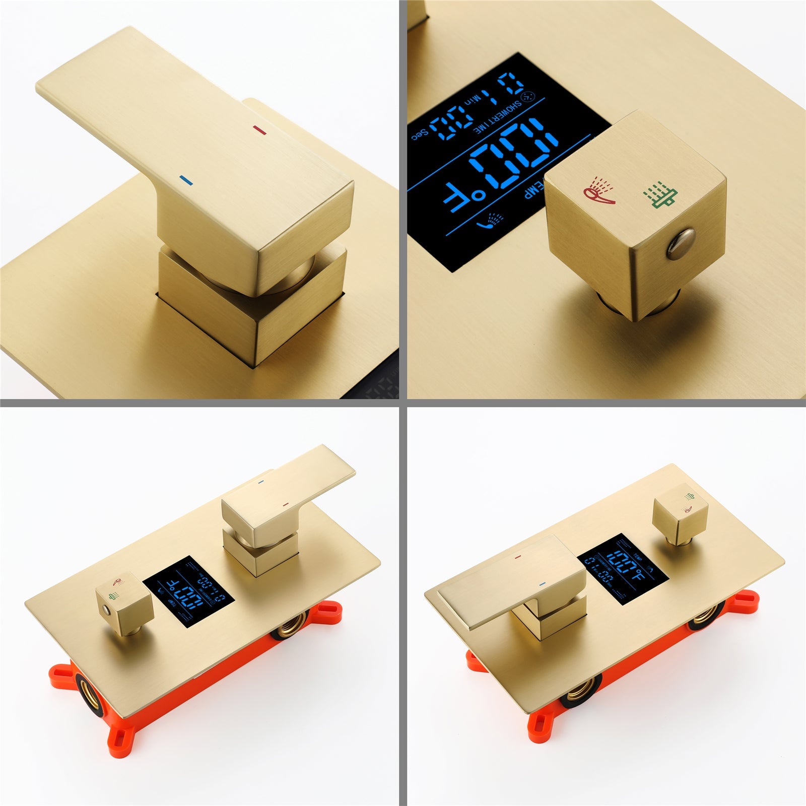 VENTURA|16" COMPLETE WATERFALL SHOWER SYSTEM