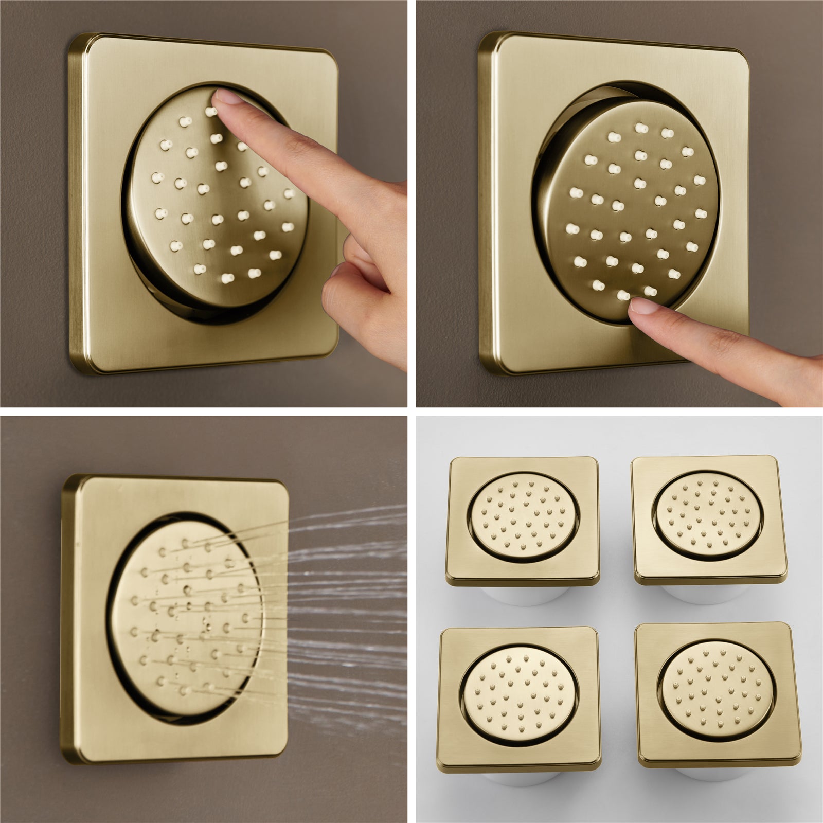 CANARY|22"COMPLETE SHOWER SYSTEM LED MUSIC SHOWER SYSTEM WITH BODY JETS