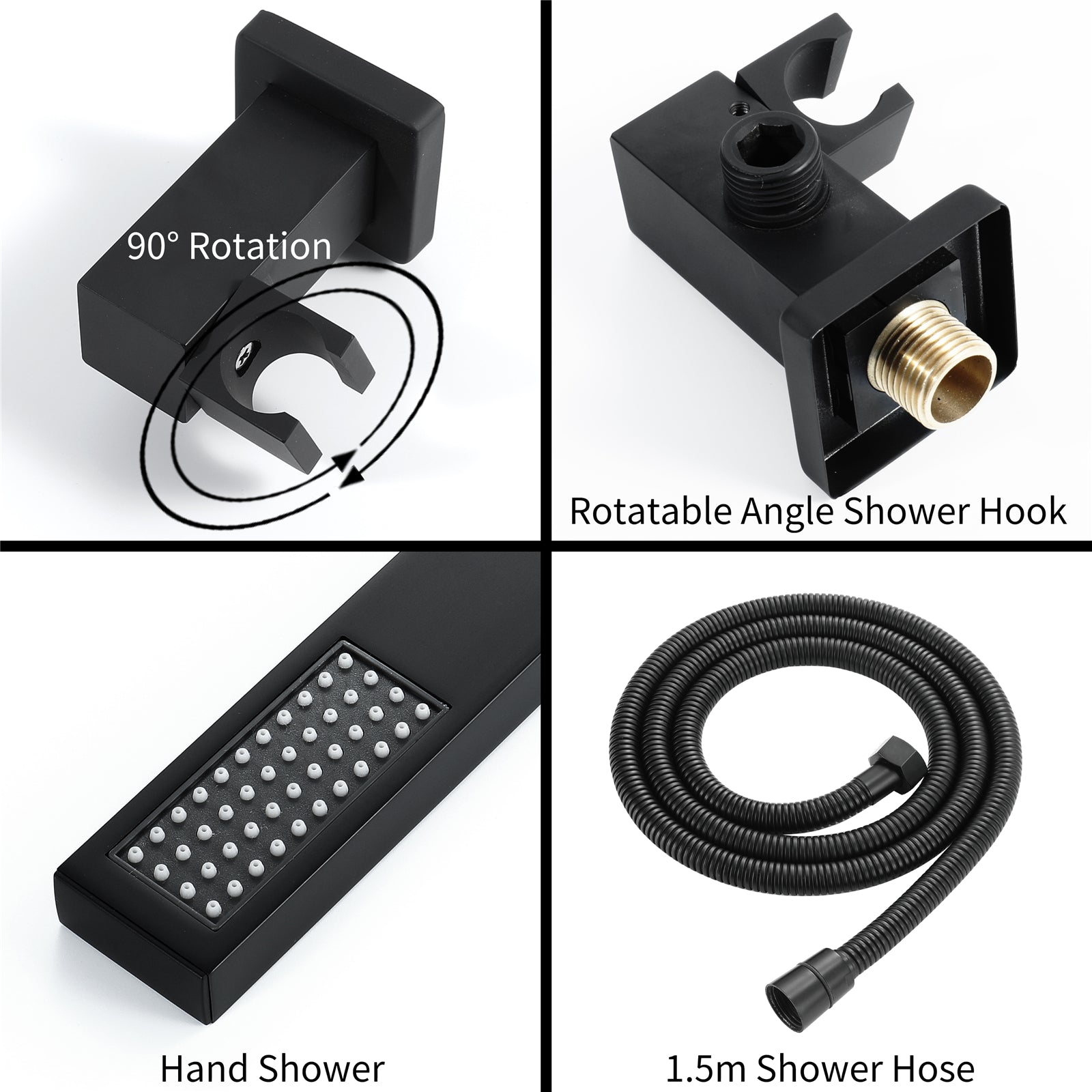 VENTURA|16" COMPLETE WATERFALL SHOWER SYSTEM