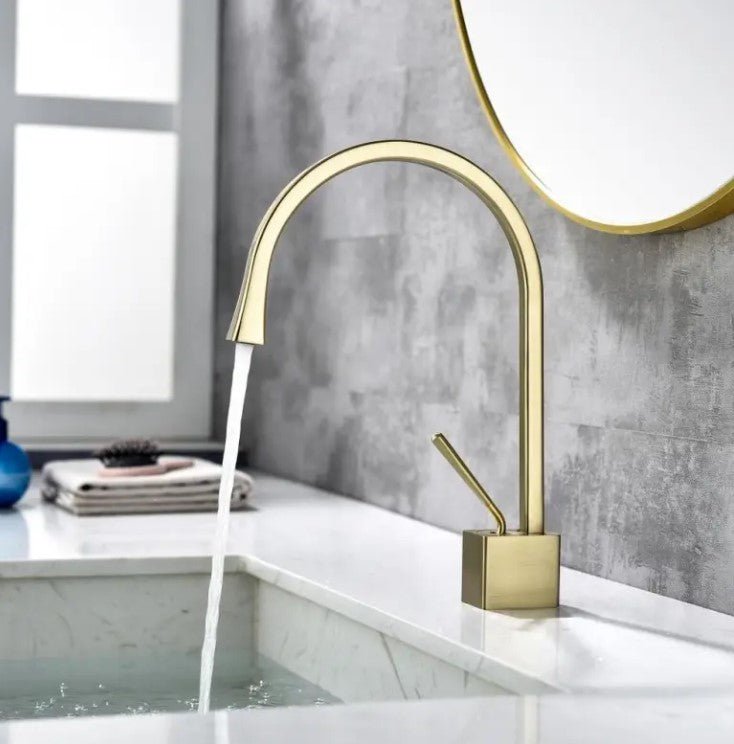 ALERA Modern Design Single Hole Bathroom Faucet Hot and Cold Bathroom Faucet