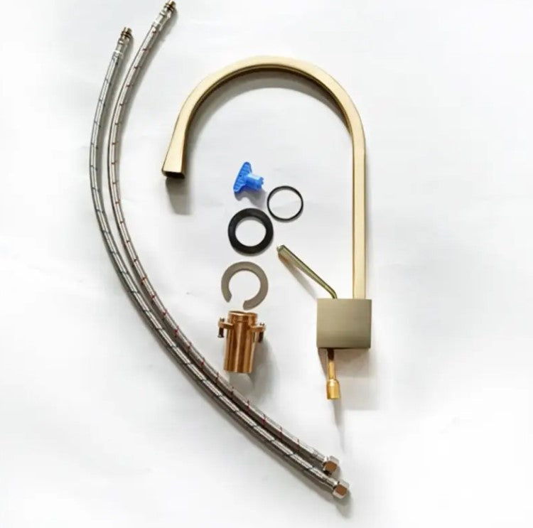 ALERA Modern Design Single Hole Bathroom Faucet Hot and Cold Bathroom Faucet