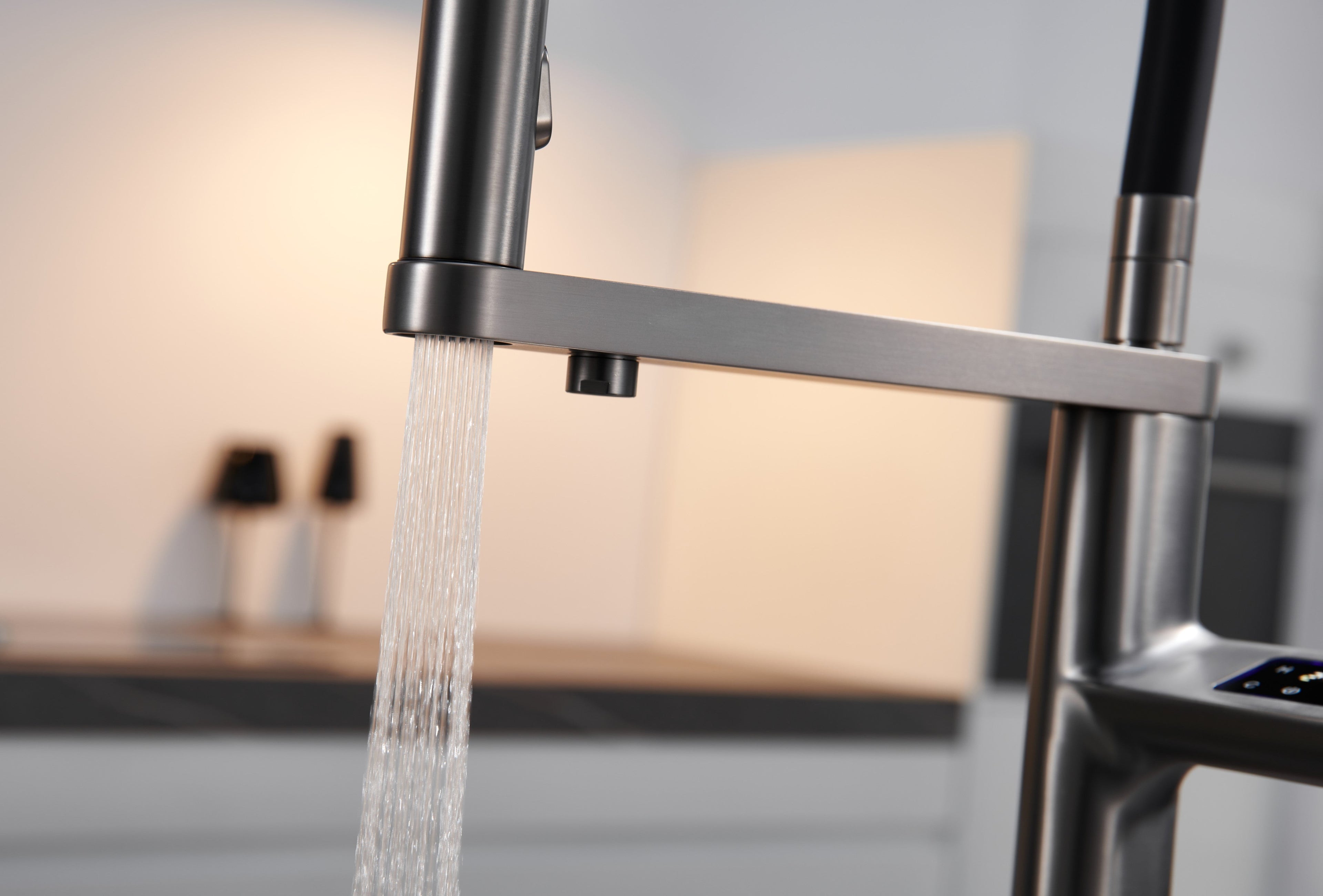 ARIAS| Touch Single Hole Kitchen Faucet Digital Display and Sensor