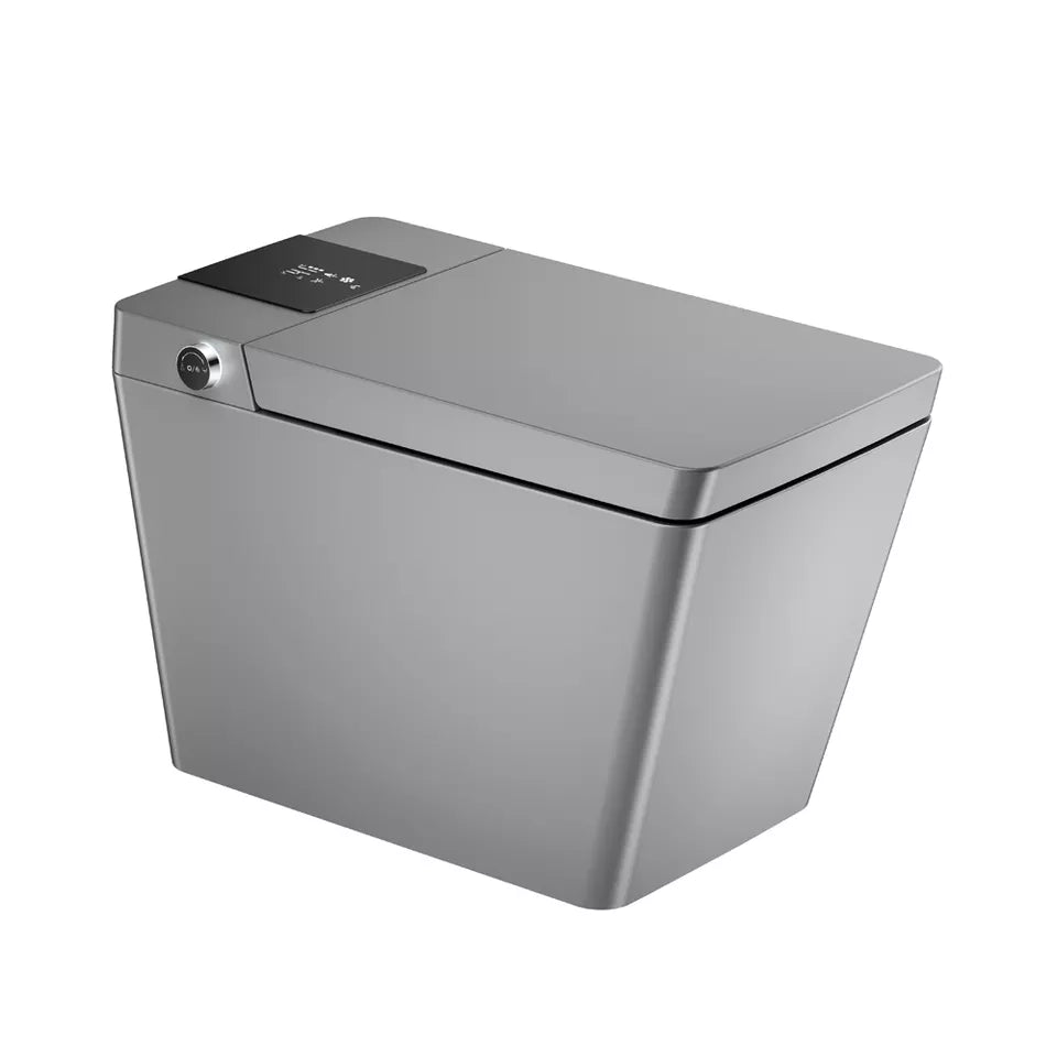 AVINDI| Smart One-Piece Toilet Square Shape Luxury Resort Style Floor Mounted Remote Control Smart Toilet