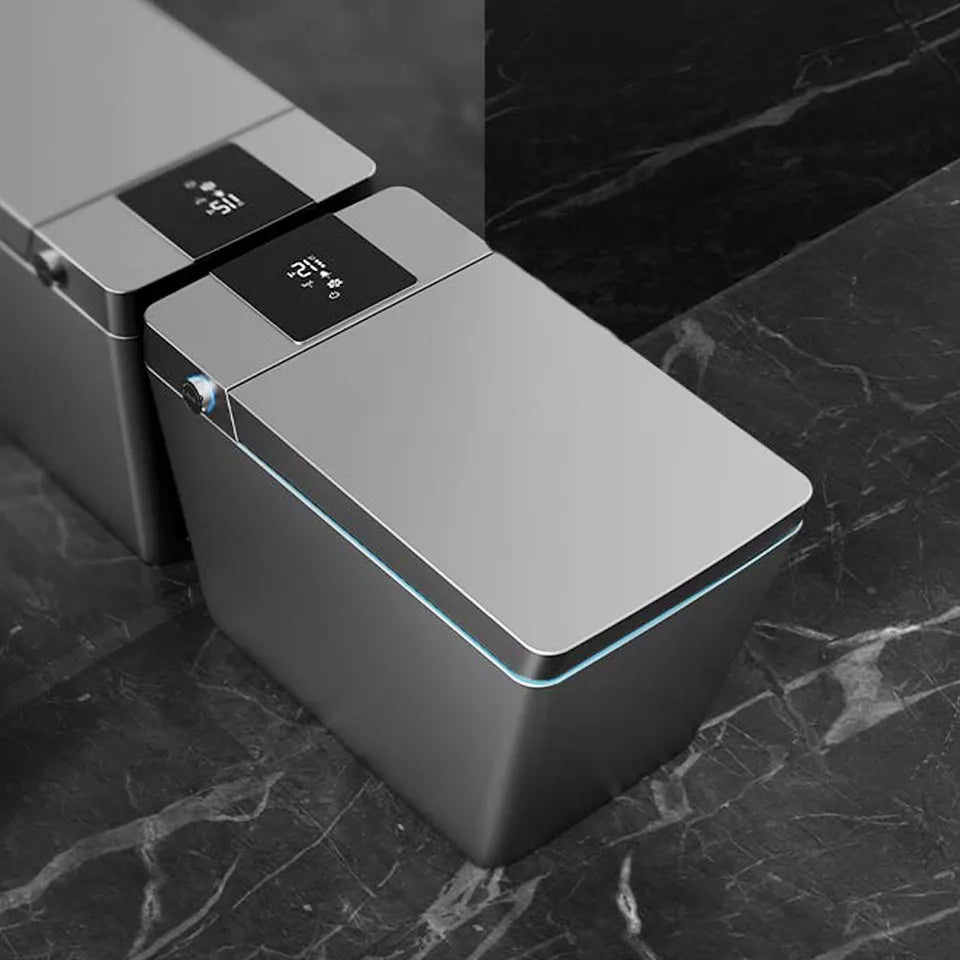 AVINDI| Smart One-Piece Toilet Square Shape Luxury Resort Style Floor Mounted Remote Control Smart Toilet