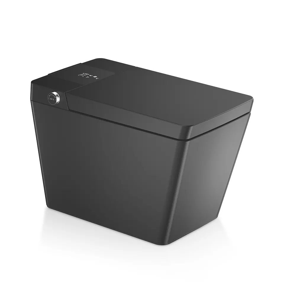 AVINDI| Smart One-Piece Toilet Square Shape Luxury Resort Style Floor Mounted Remote Control Smart Toilet