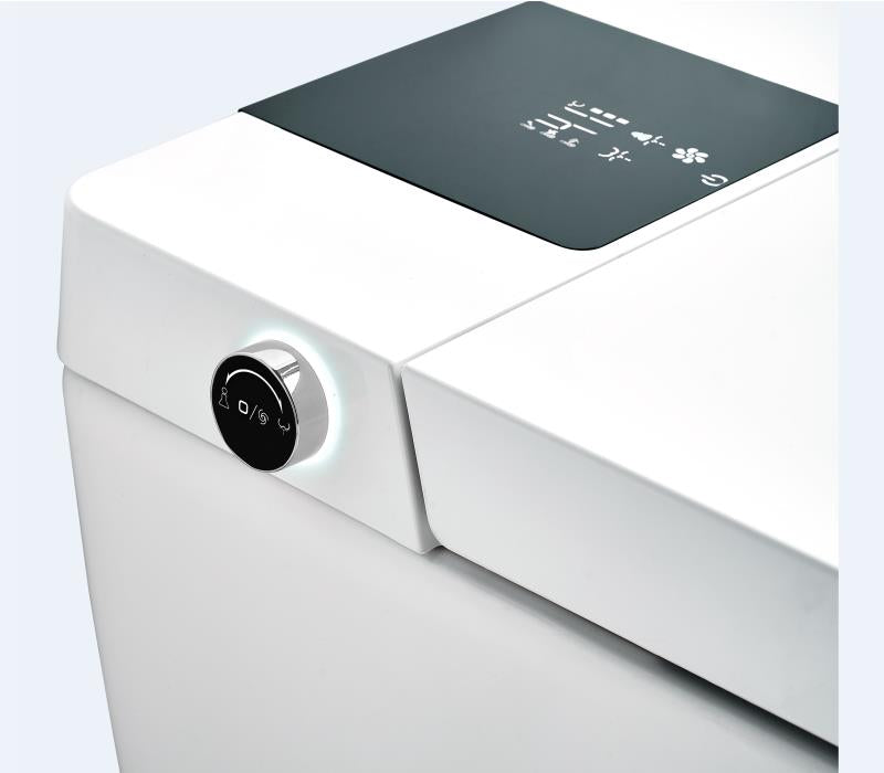 AVINDI| Smart One-Piece Toilet Square Shape Luxury Resort Style Floor Mounted Remote Control Smart Toilet