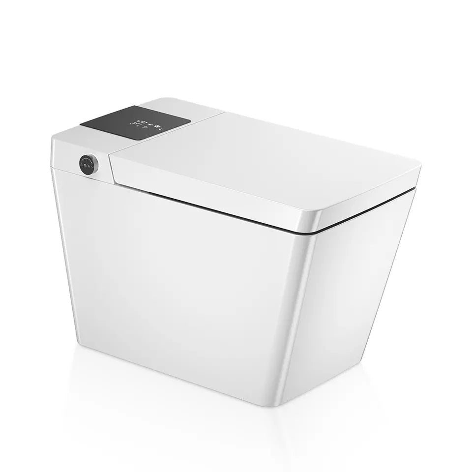 AVINDI| Smart One-Piece Toilet Square Shape Luxury Resort Style Floor Mounted Remote Control Smart Toilet