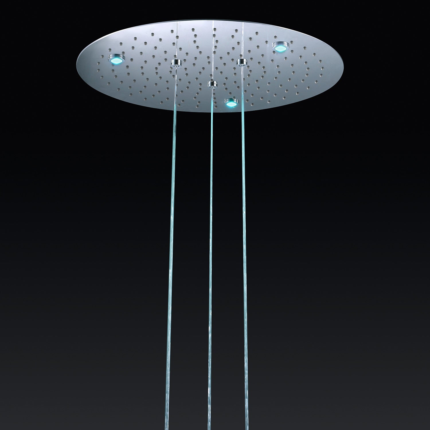 DREAM | 20" ROUNDED THERMOSTASTIC  LED SHOWER SET  304 STAINLESS STEEL SHOWER HEAD