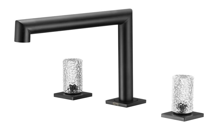 LASHELLE|  MODREN 2-HANDLE WIDESOREAD HOTCOLD BATHROOM SINK FAUCET