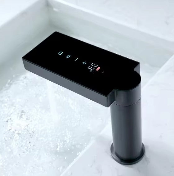 LIRA| Smart single hole bathroom faucet with motion sensor and digital display faucet