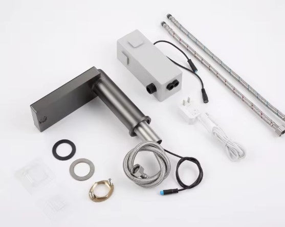 LIRA| Smart single hole bathroom faucet with motion sensor and digital display faucet