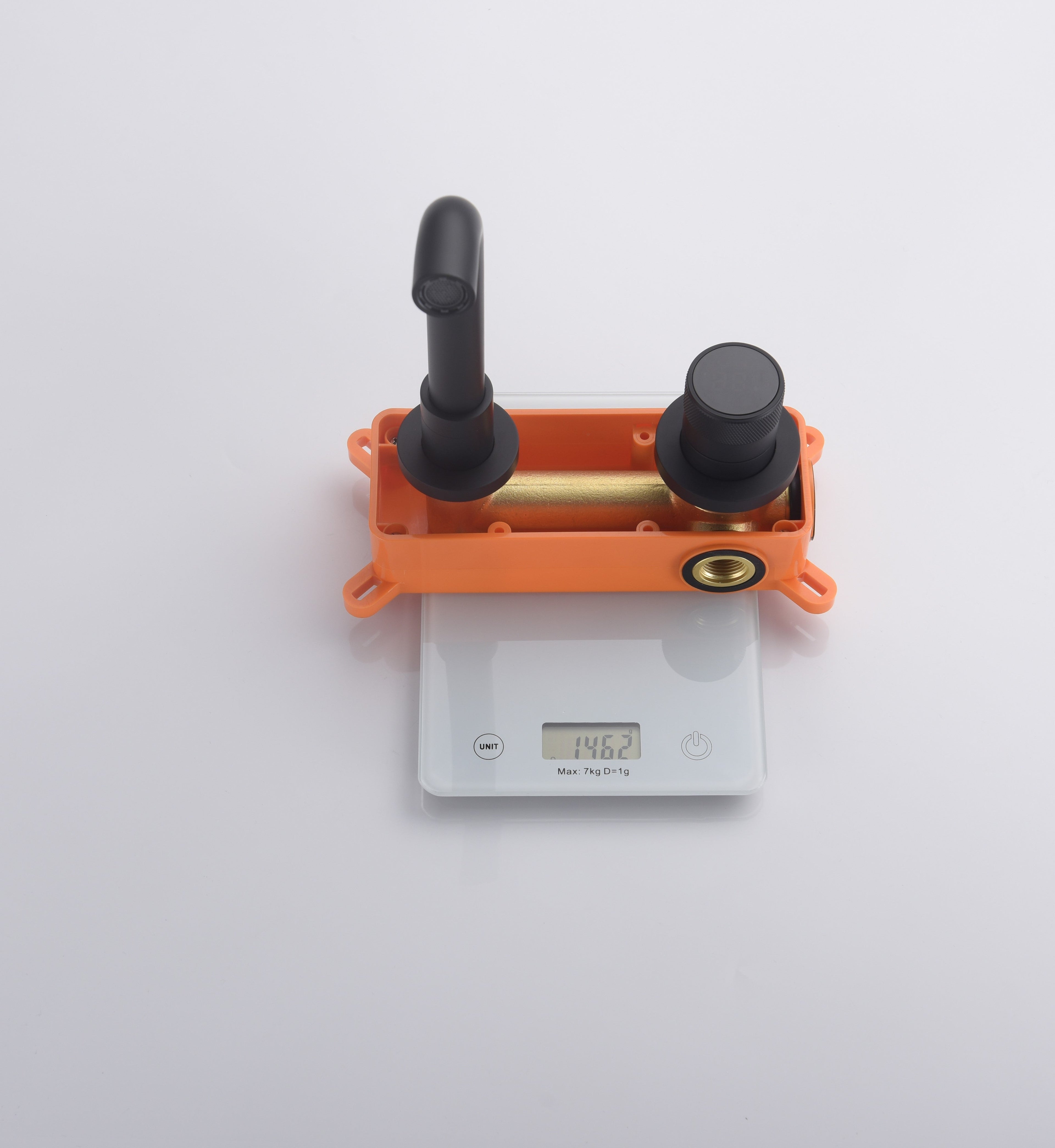 MEERA|SINGLE HANDLE WALL MOUNTED BATHROOM SINK FAUCET