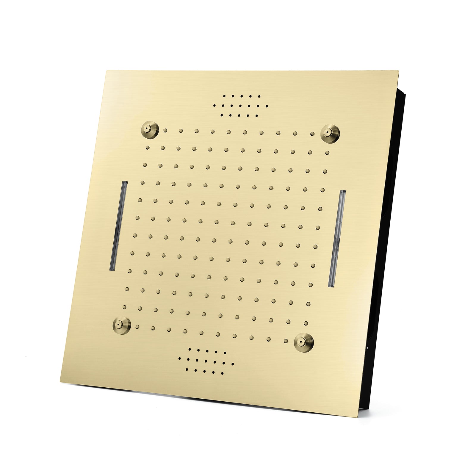 MONACO| 20" x 20" Complete Luxury LED Music shower set Rainfall , Waterfall, Mist Spray 6x Body Jets