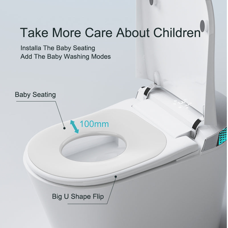 NAVA| ERGONAMIC DESIGN ONE-PIECE FLOOR MOUNTED SMART TOILET