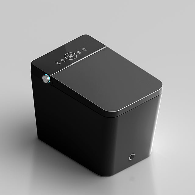 NAVAYOGA| LUXURY ONE-PIECE SQUARE SMART TOILET AUTOMATIC COVER INTELLIGENT TOILET