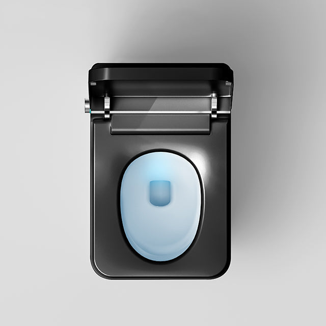 NAVAYOGA| LUXURY ONE-PIECE SQUARE SMART TOILET AUTOMATIC COVER INTELLIGENT TOILET