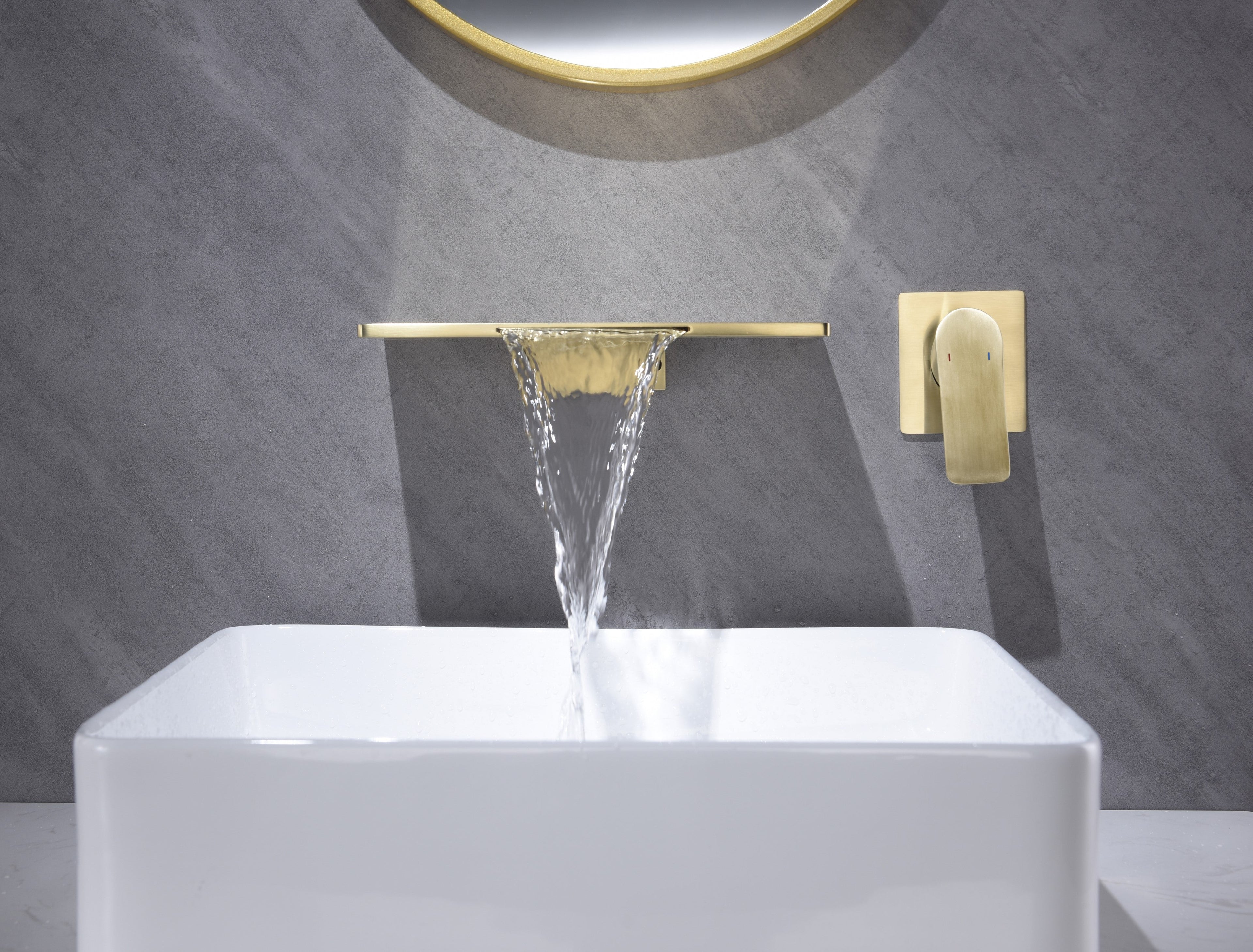 NIVEEN| SINGLE HANDLE WALL MOUNT BATHROOM FAUCET