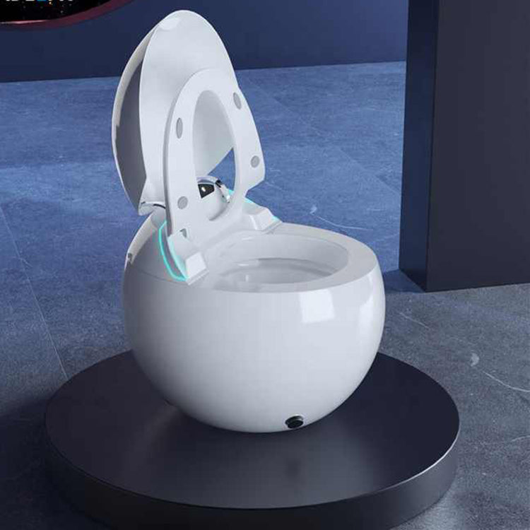 PLASMA| Best One Piece Smart Round Toilet - Soft Close, Cushioned, Tall, and Classic Colors