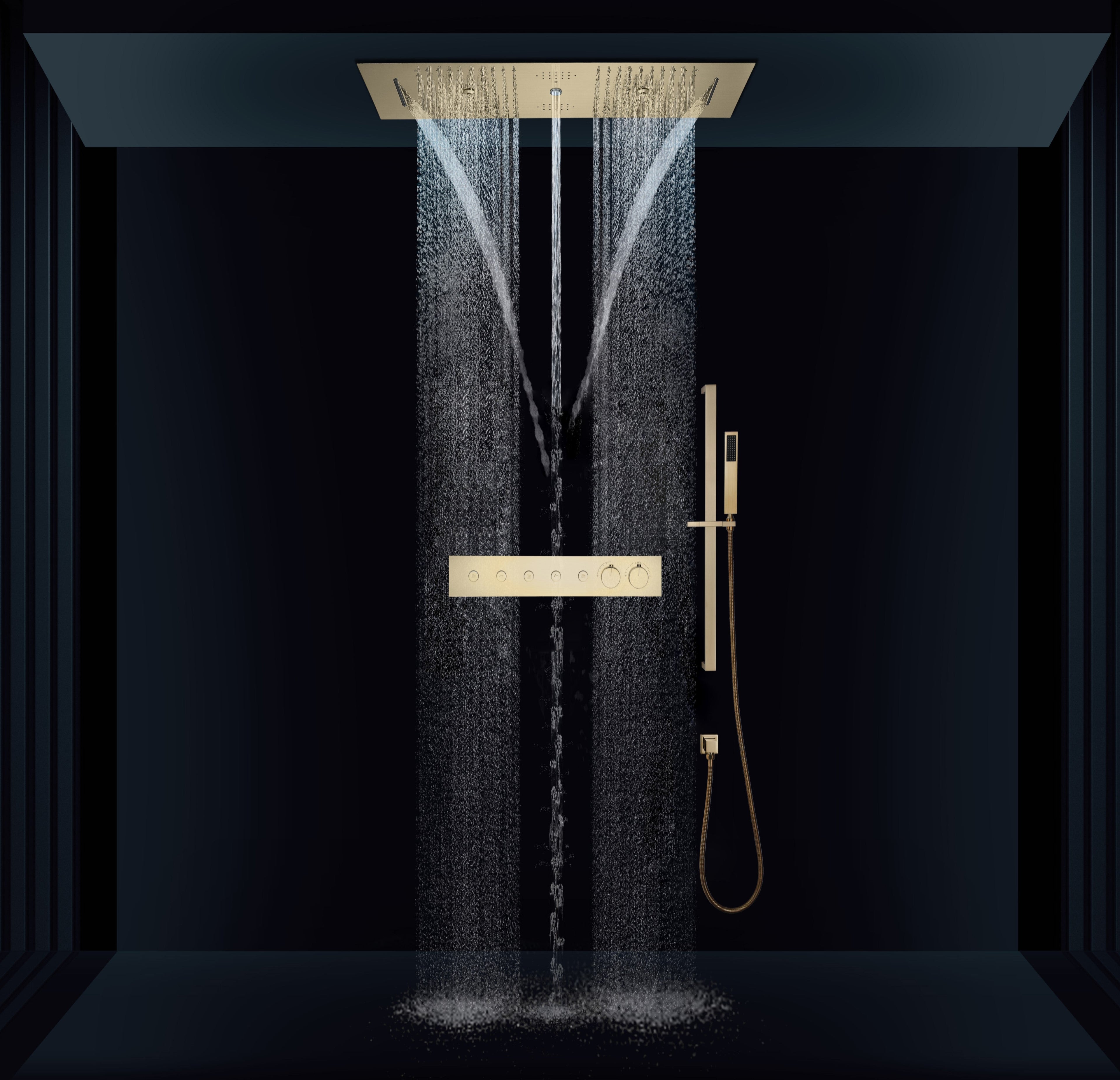 PRESTIGE| 36" Ceiling Complete Luxury LED Music shower