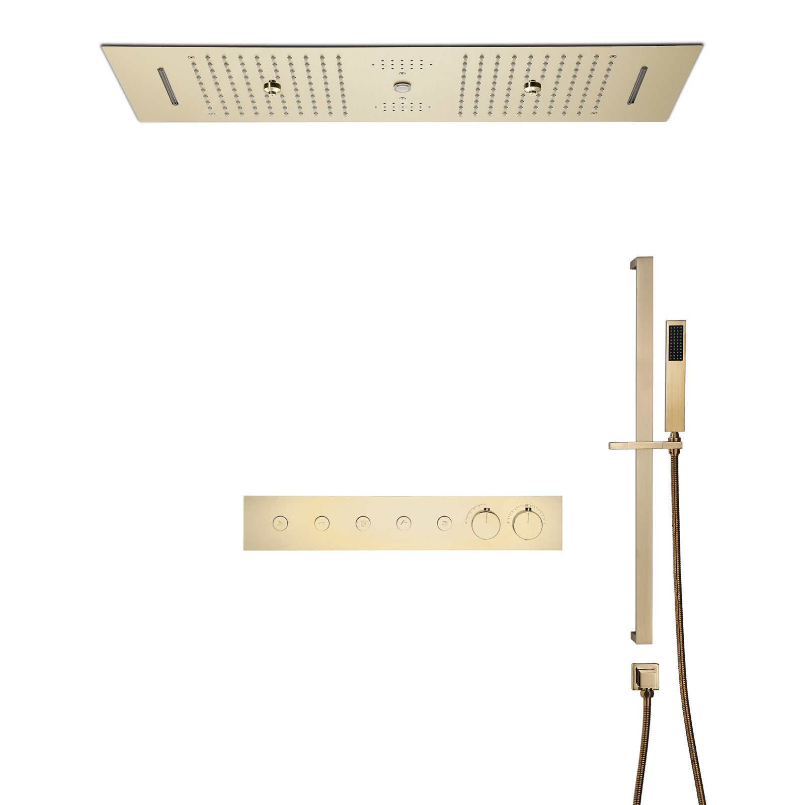 PRESTIGE| 36" Ceiling Complete Luxury LED Music shower