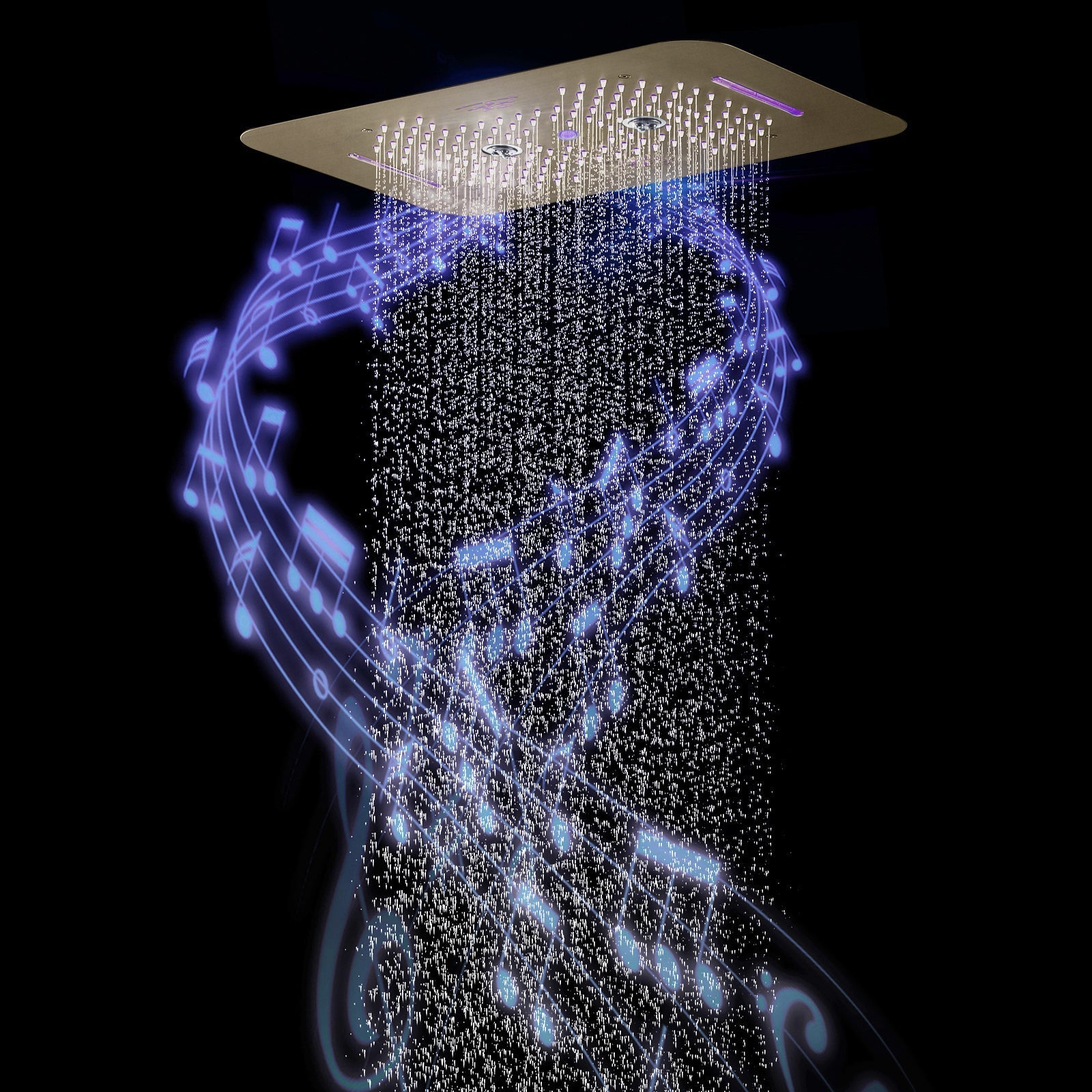 RENO| 23"  Ceiling Mounted Complete LED Music Shower System