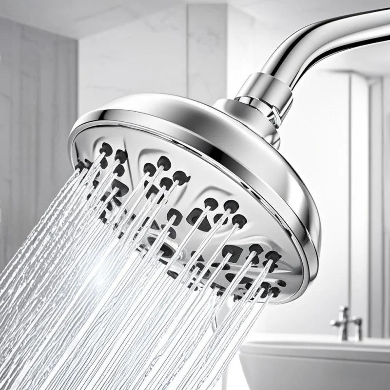 10-Mode High-Pressure Rain Shower Head with Adjustable Spray Settings – Massage, Mist & Pause Functions