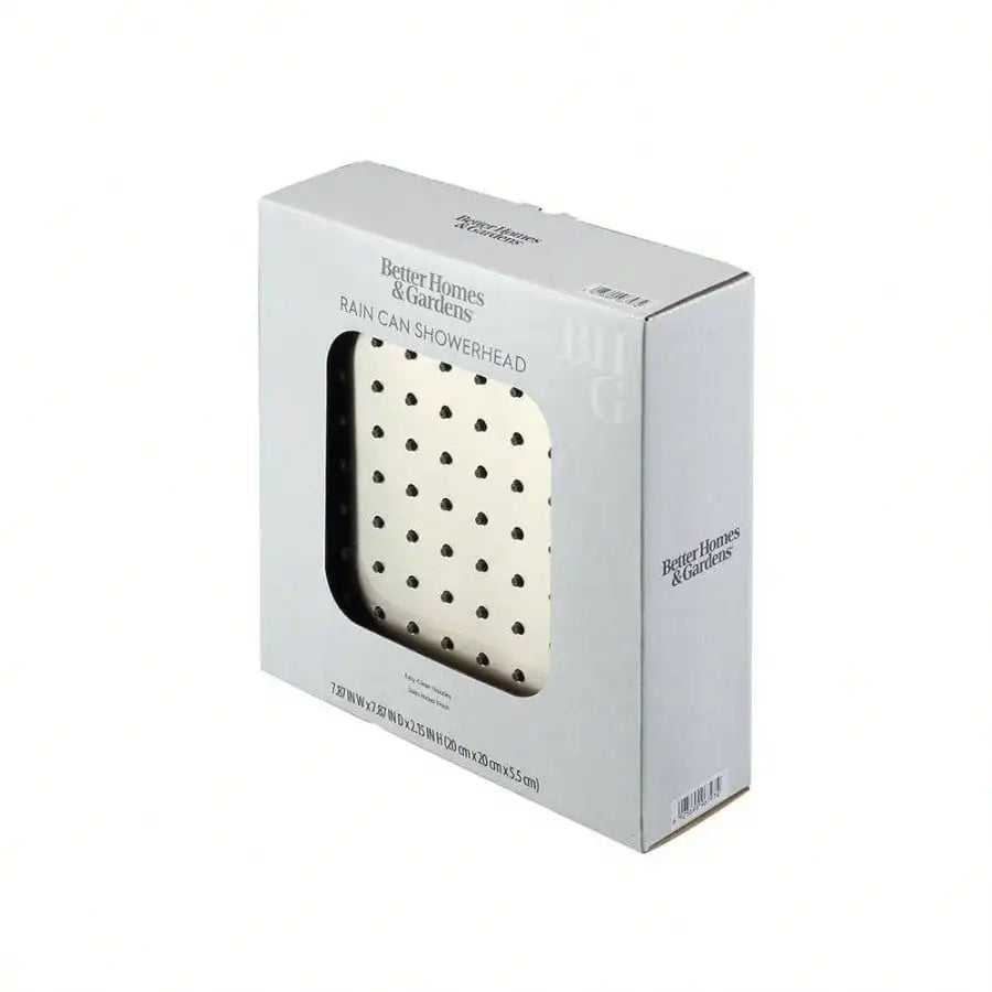 Brushed Nickel Square Rain Shower Head – Modern High-Pressure Wall-Mount Shower for Luxurious Bathrooms