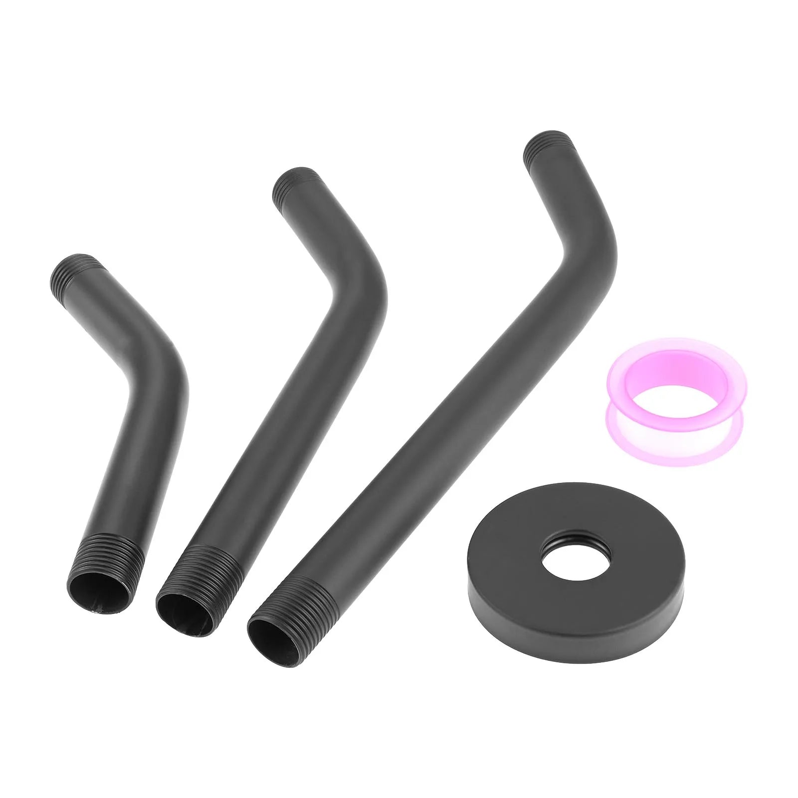 Stainless Steel Rain Shower Head with 8/10/12 Inch Adjustable Arm – High-Pressure Luxury Wall-Mount Shower Head