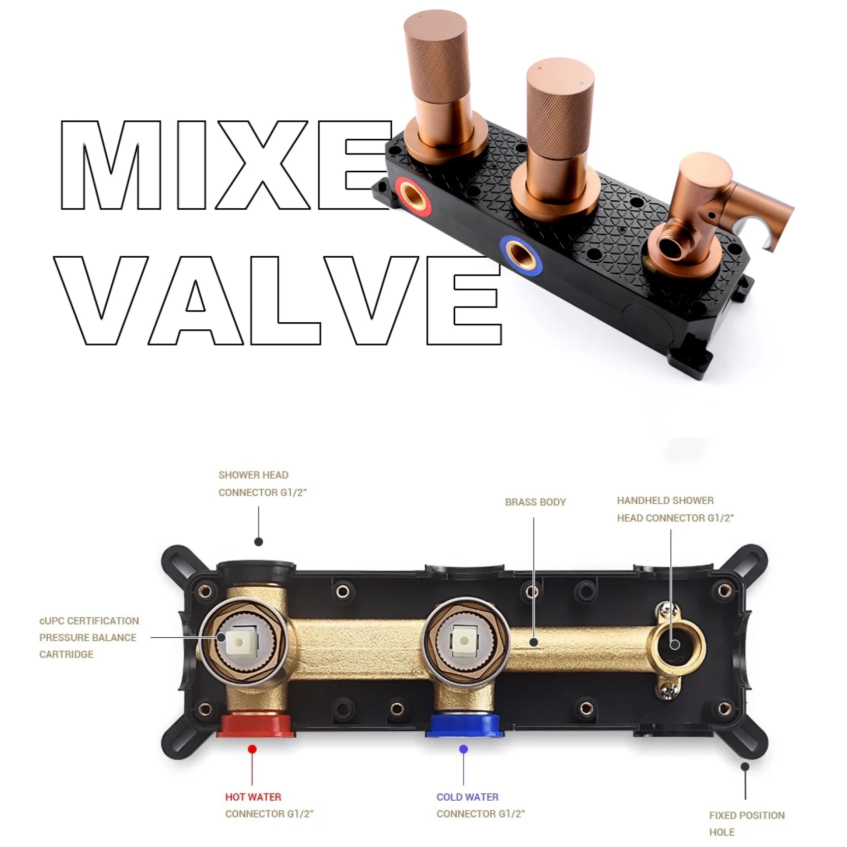 Modern Ceiling Rainfall Shower System – Minimalist Built-In Shower Set with Handheld Sprayer | Concealed Bathroom Fixture