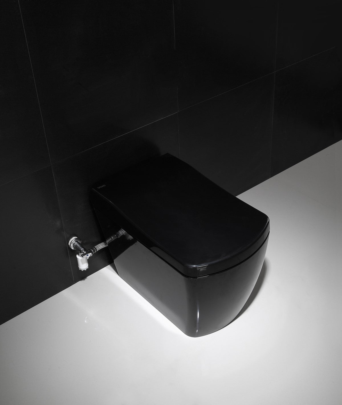 SLT38| Luxury One-Piece Black Smart Elongated Toilet With Flush Control