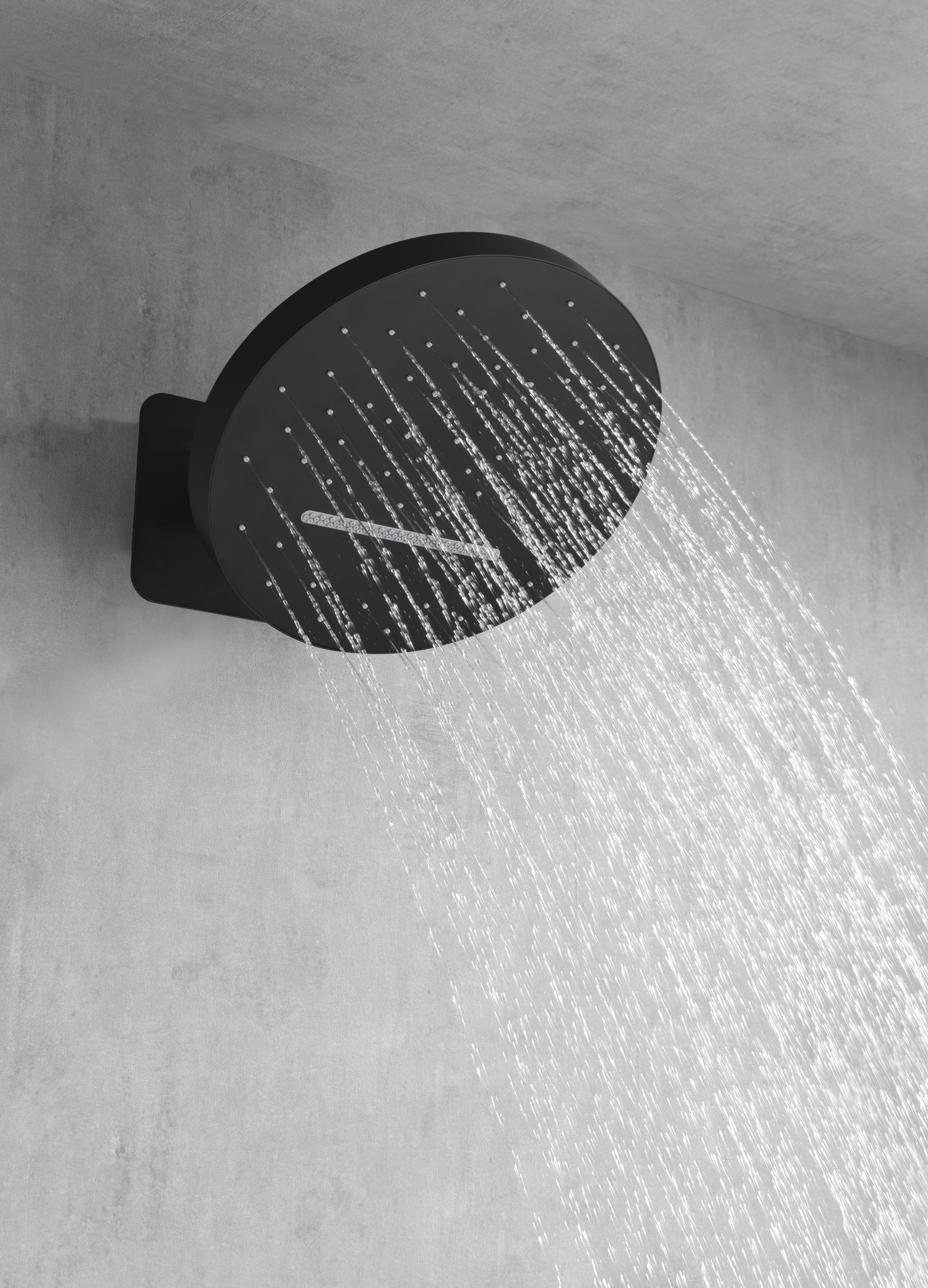 SOLARA| RAINFALL WATERFALL COMPLETE THERMOSTATIC SHOWER SYSTEM WITH 6 BODY JETS