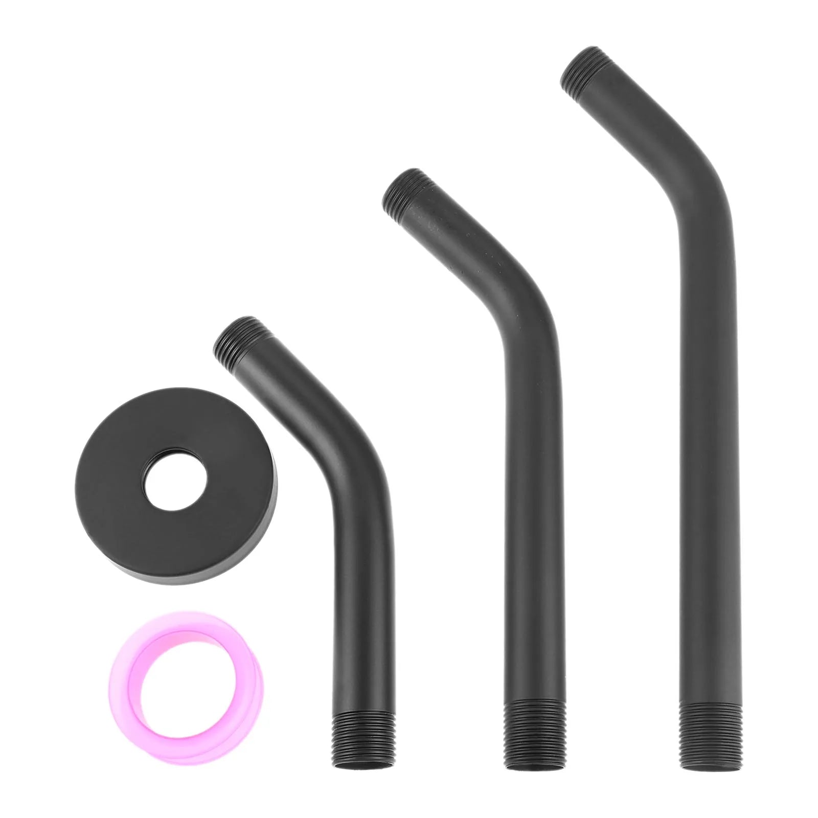 Stainless Steel Rain Shower Head with 8/10/12 Inch Adjustable Arm – High-Pressure Luxury Wall-Mount Shower Head