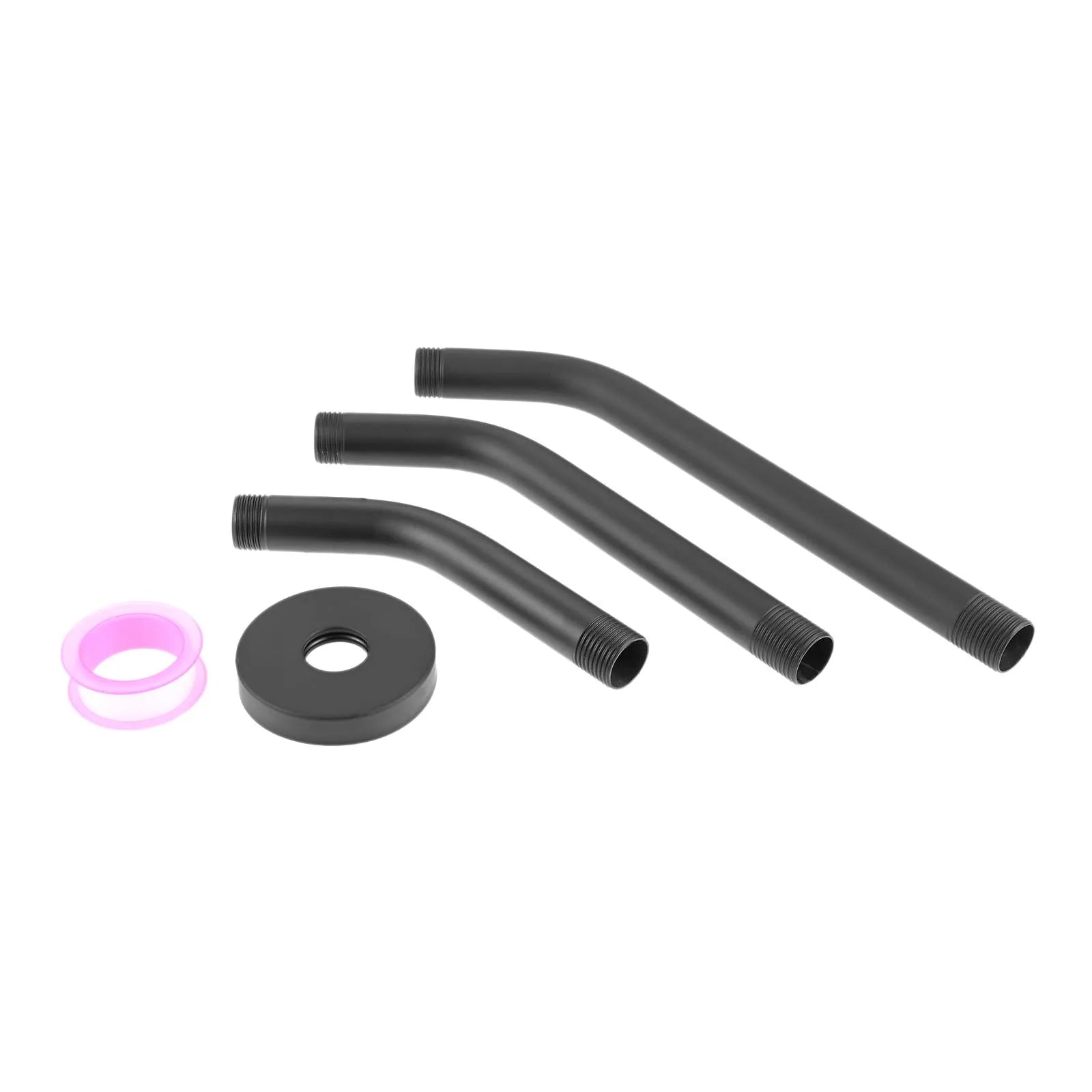 Stainless Steel Rain Shower Head with 8/10/12 Inch Adjustable Arm – High-Pressure Luxury Wall-Mount Shower Head