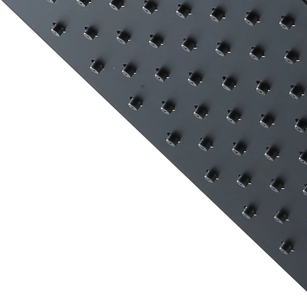 Square Rain Shower 8 IN Head with Adjustable Arm – High-Pressure Modern Wall-Mount Shower Head for Luxury Bathrooms