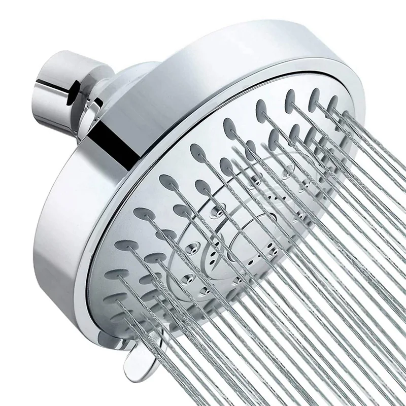 High-Pressure Chrome Rain Shower Head – Adjustable 3-Mode Wall-Mount Shower Head for Powerful Full Coverage