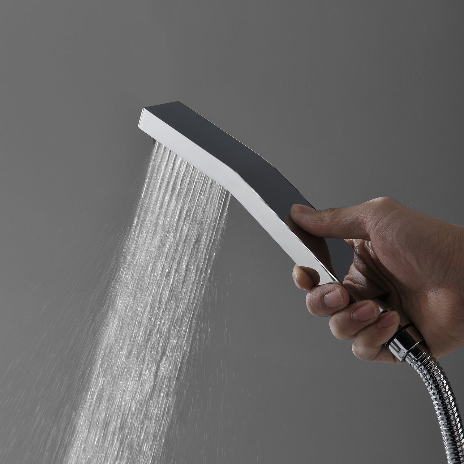 Sedona 16"x"16" Luxury Thermostatic LED Bluetooth Music Shower Set with Rain,Waterfall & Mist Spray Functions.