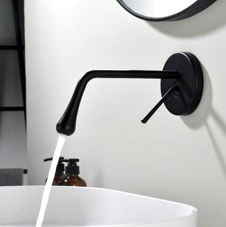 PATRA| Modern Single Lever Bathroom Faucet Wall Mounted Bathroom Faucet